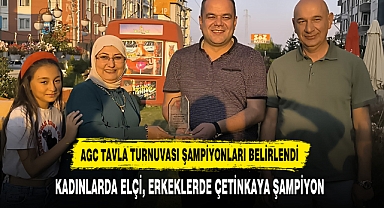 AGC Tavla Turnuvası Şampiyonları Belirlendi