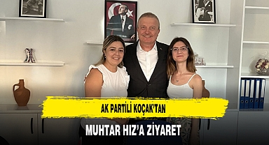 AK Partili Koçak’tan Muhtar Hız’a Ziyaret