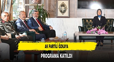 AK Partili Özkaya Programa Katıldı