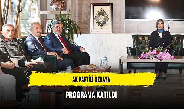 AK Partili Özkaya Programa Katıldı