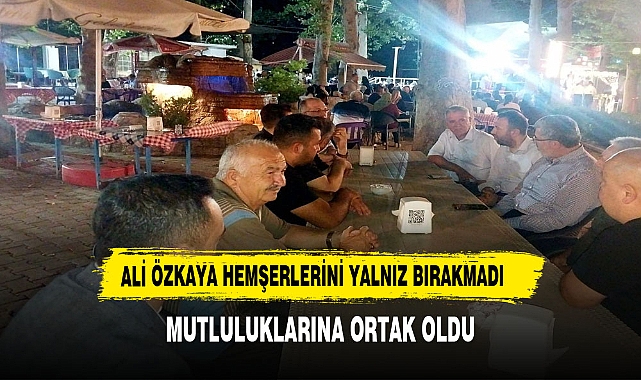 Ali Özkaya mutlu günlerine ortak oldu