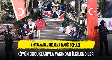 Anıtkaya'da Jandarma Takdir Topladı Köyün Çocuklarıyla Yakından İlgilendiler