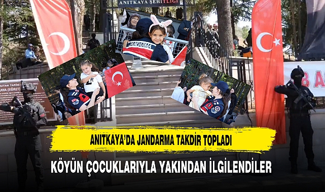 Anıtkaya'da Jandarma Takdir Topladı Köyün Çocuklarıyla Yakından İlgilendiler