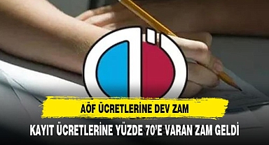 AÖF kayıt ücretlerine zam: 3 bin 400 lirayı buldu