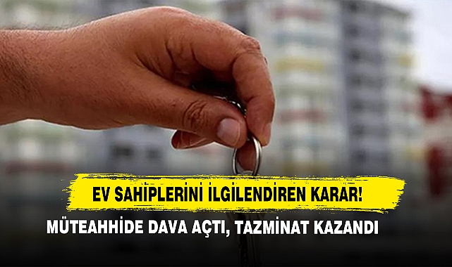 Apartman Ayıpları İçin Müteahhide 420 Bin Lira Tazminat Kazandı!