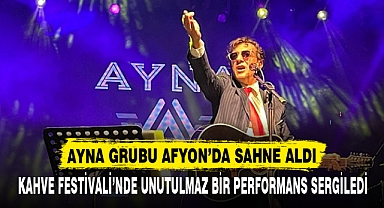 AYNA GRUBU AFYON'DA SAHNE ALDI