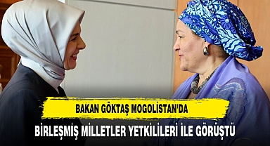 BAKAN GÖKTAŞ BİRLEŞMİŞ MİLLETLER GENEL SEKRETERİ İLE GÖRÜŞTÜ