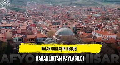 Bakan Göktaş'ın Mesaisi Bakanlıktan Paylaşıldı
