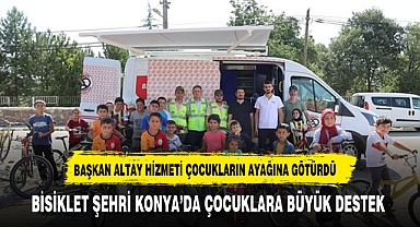 Başkan Altay'dan Çocuklar İçin Yeni Bisiklet Bakım Hizmeti