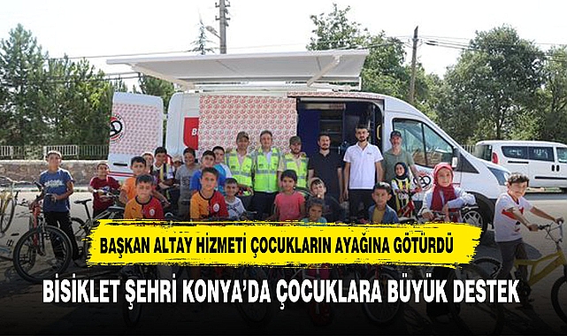 Başkan Altay'dan  Çocuklar İçin Yeni Bisiklet Bakım Hizmeti