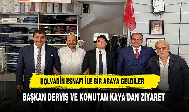 Başkan Aynacı'dan Bolvadin’de Esnaf Ziyareti