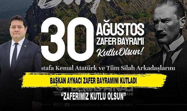 BAŞKAN AYNACI ZAFER BAYRAMINI KUTLADI