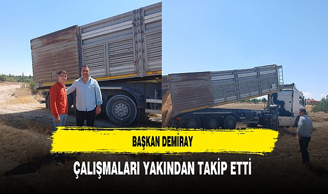 Başkan Demiray Çalışmaları Yakından Takip Etti