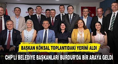 BAŞKAN KÖKSAL BELEDİYE BAŞKANLARI TOPLANTISINA KATILDI