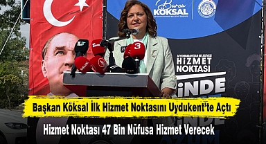 Başkan Köksal İlk Hizmet Noktasını Uydukent'te Açtı