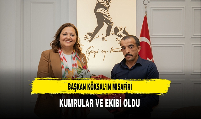 Başkan Köksal'ın Misafiri Kumrular ve Ekibi Oldu