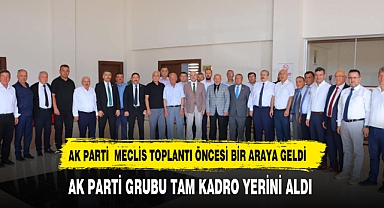 Başkan Siper, Ağustos Ayı Meclis Toplantısı Öncesi Grup Toplantısına katıldı