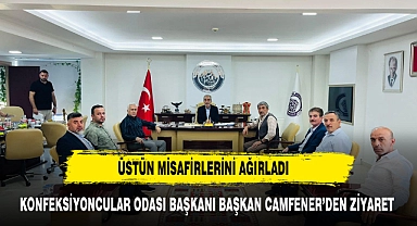 BAŞKAN ÜSTÜN'Ü ZİYARET ETTİLER