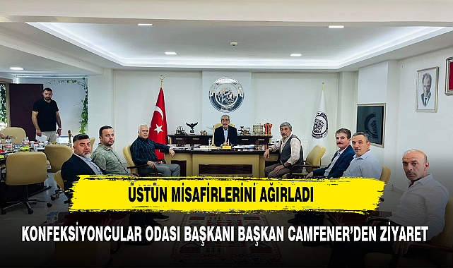 BAŞKAN ÜSTÜN'Ü ZİYARET ETTİLER