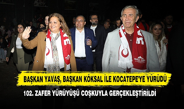 Başkan Yavaş, Başkan Köksal İle Kocatepe'ye Yürüdü