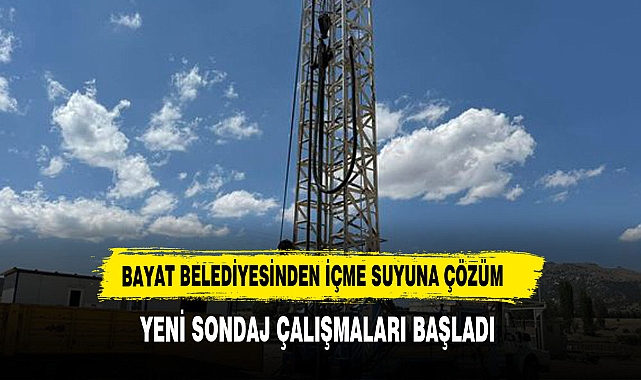 Bayat'ta İçme Suyu Sorununa Kalıcı Çözüm