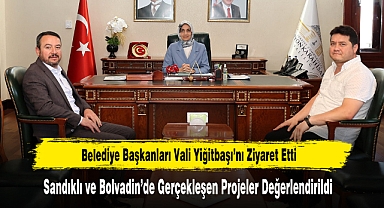 Belediye Başkanları Vali Yiğitbaşı’nı Ziyaret Etti