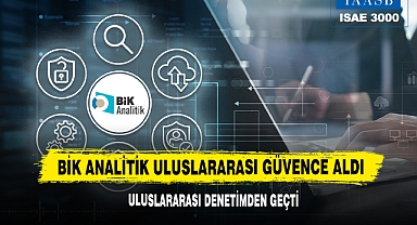 BİK Analitik Uluslararası Güvence Aldı
