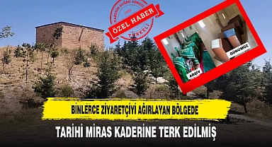 Binlerce Ziyaretçiyi Ağırlayan Bölgede Tarihi Miras Kaderine Terk Edilmiş