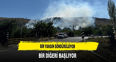 Bir Yangın Söndürülüyor Bir Diğeri Başlıyor