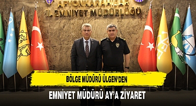 Bölge Müdürü Ülgen'den Emniyet Müdür'ü Ay'a Ziyaret