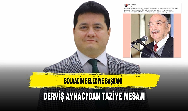 Bolvadin Belediye Başkanı Derviş Aynacı'dan Taziye Mesajı