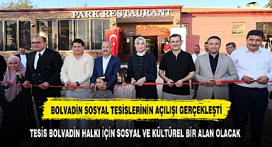 Bolvadin Belediyesi Sosyal Tesislerinin Açılışı Büyük Bir Katılımla Gerçekleşti