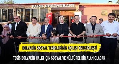 Bolvadin Belediyesi Sosyal Tesislerinin Açılışı Büyük Bir Katılımla Gerçekleşti