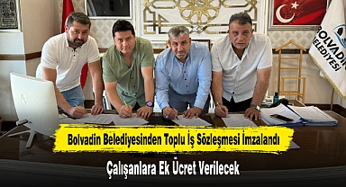Bolvadin Belediyesinden Toplu İş Sözleşmesi İmzalandı