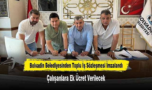 Bolvadin Belediyesinden Toplu İş Sözleşmesi İmzalandı