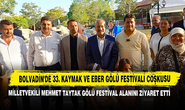 Bolvadin'de 33. Kaymak Ve Eber Gölü Festivali Coşkusu Sürüyor!