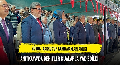 Büyük Taarruz’un Kahramanları Anıldı Anıtkaya’da Şehitler Dualarla Yad Edildi