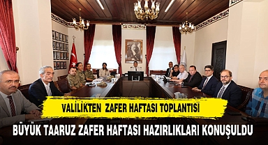 Büyük Taarruz Zafer Haftası Hazırlıkları Başladı