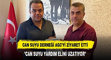 CAN SUYU DERNEĞİ AGC'Yİ ZİYARET ETTİ