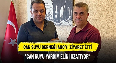 CAN SUYU DERNEĞİ AGC'Yİ ZİYARET ETTİ