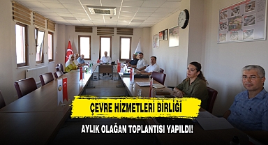 Çevre Hizmetleri Birliği Aylık Olağan Toplantısı Sandıklı’da Yapıldı!