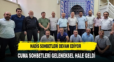 CUMA SOHBETLERİ GELENEKSEL HALE GELDİ