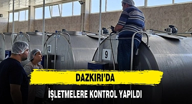 DAZKIRI'DA İŞLETMELERE KONTROL YAPILDI