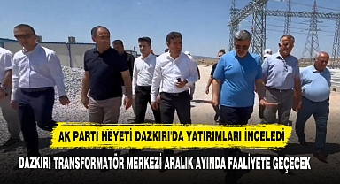 Dazkırı Transformatör Merkezi Aralık Ayında Faaliyete Geçecek!