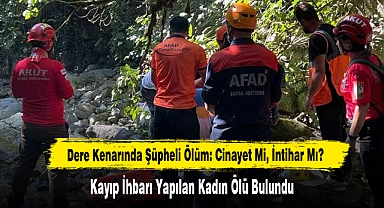 Dere Kenarında Şüpheli Ölüm: Cinayet Mi, İntihar Mı?