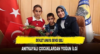 Devlet Anaya Sevgi Seli Anıtkayalı Çocuklardan Yoğun İlgi