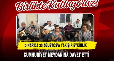 Dinar Belediyesinden 30 Ağustos Zafer Bayramına özel etkinlik
