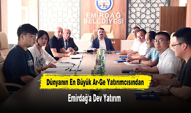 Dünyanın En Büyük Ar-Ge Yatırımcısından Emirdağ'a Dev Yatırım