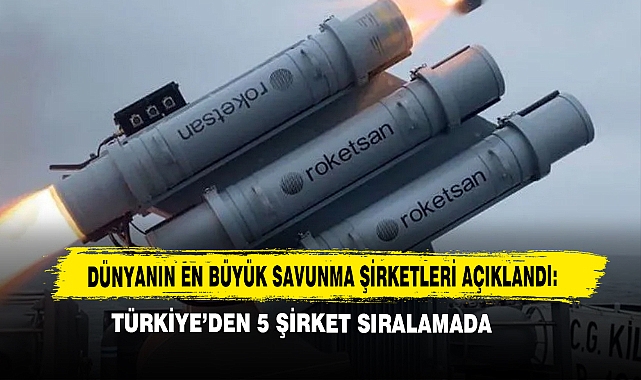 Dünyanın En Büyük Savunma Şirketleri Açıklandı: Türkiye’den 5 Şirket Sıralamada
