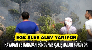 EGE ALEV ALEV YANIYOR